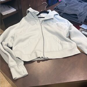 Women’s Lululemon scuba oversized full zip hoodie seafoam green XS